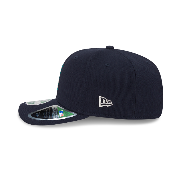 Casquette snapback réplique 9Seventy noire pour homme des Mariners de Seattle (MLB) de New Era