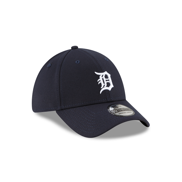 Detroit Tigers MLB New Era Men's Navy 39Thirty Team Classic Stretch Fit Hat