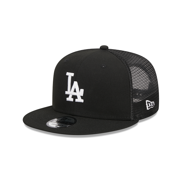 Los Angeles Dodgers MLB New Era Men's Black 9Fifty Trucker Snapback
