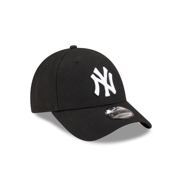 Casquette réglable noire 9Forty MLB New Era New York Yankees pour hommes