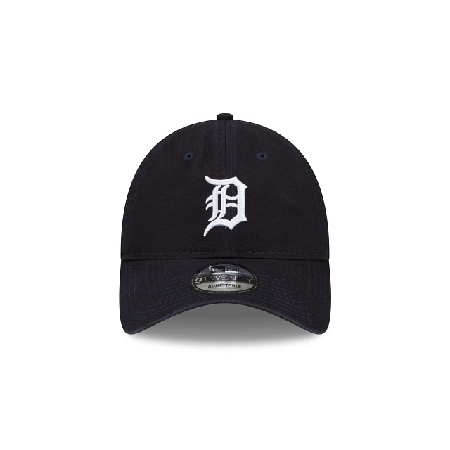 Casquette ajustable New Era 9Twenty Core Classic noire pour homme des Tigers de Detroit (MLB)