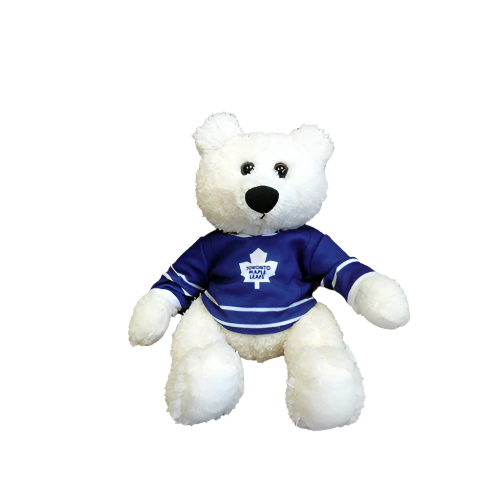 Polar Bear Toronto Maple Leafs NHL Stuffed Animal House 10" Curly Gritter