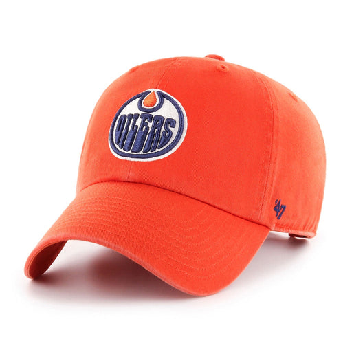 Edmonton Oilers NHL 47 Brand Men's Orange Clean Up Adjustable Hat