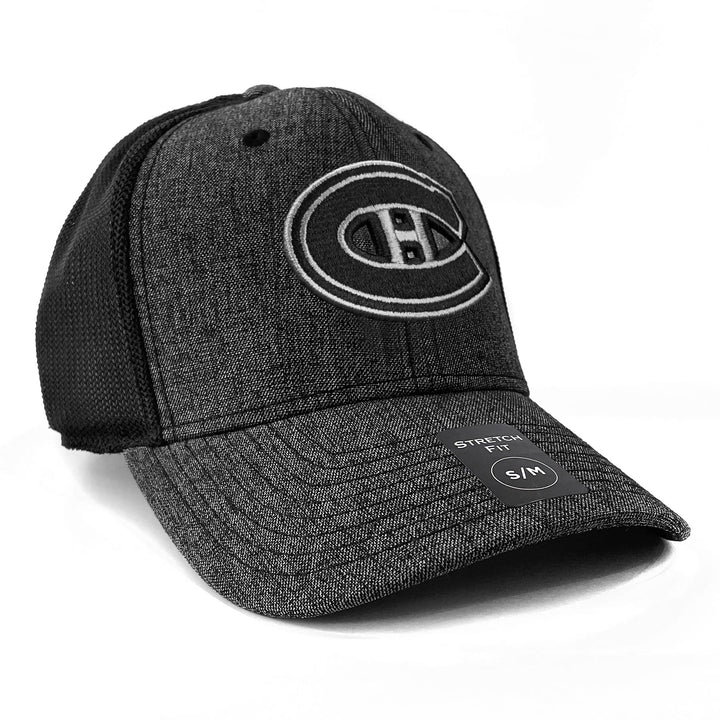 Montreal Canadiens NHL American Needle Men's Tonal Heathered Poly Stretch Fit Hat