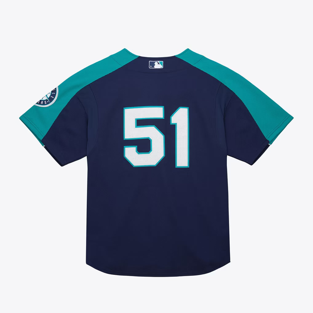 Ichiro Suzuki Seattle Mariners MLB Mitchell & Ness Men's Navy 2006 Authentic BP Jersey