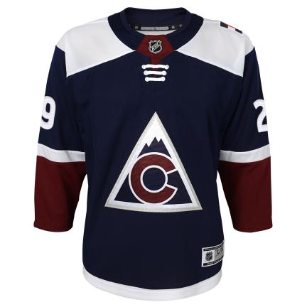 Nathan Mackinnon Colorado Avalanche NHL Outerstuff Youth Navy Premier Maillot alternatif
