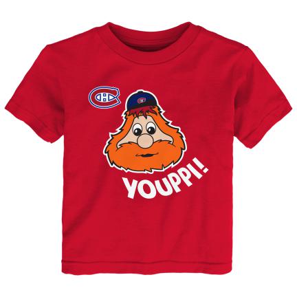 Youppi Montreal Canadiens NHL Outerstuff Toddler Red Mascot Head T-Shirt