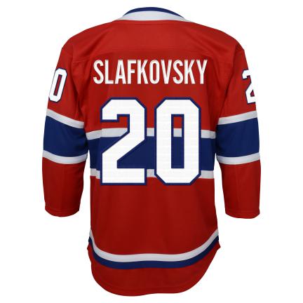 Juraj Slafkovsky Montreal Canadiens NHL Outerstuff Youth Red Premier Jersey