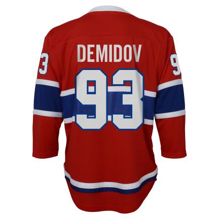 Ivan Demidov Montreal Canadiens NHL Outerstuff Youth Red Home Premier Jersey