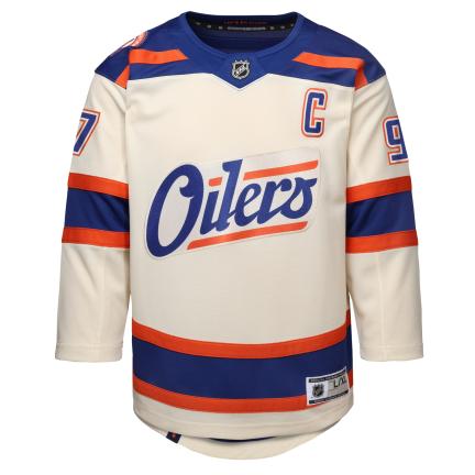 Maillot alternatif de première classe Outerstuff pour jeunes des Oilers d'Edmonton de Connor McDavid (LNH)