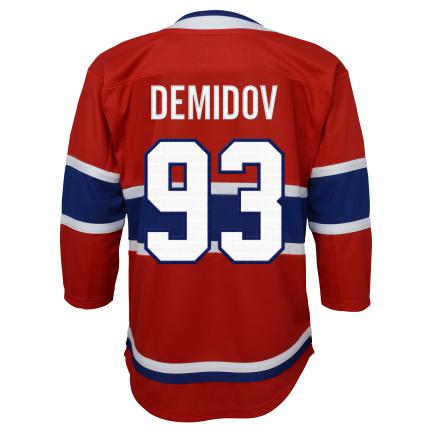 Ivan Demidov Montreal Canadiens NHL Outerstuff Kids Red Premier Jersey