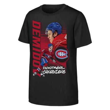 Ivan Demidov Canadiens de Montréal LNH Outerstuff T-Shirt noir pour jeunes Playmaker
