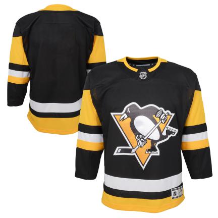 Pittsburgh Penguins NHL Outerstuff Youth Black Premier Home Jersey
