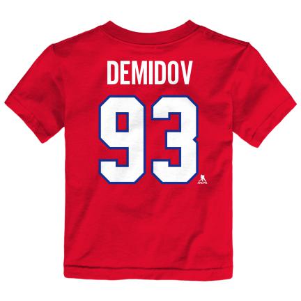 T-shirt rouge pour tout-petit Ivan Demidov Montreal Canadiens NHL Outerstuff