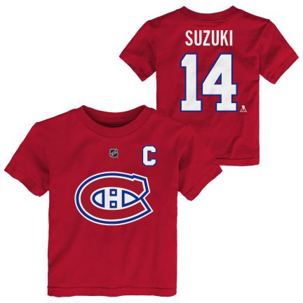 Nick Suzuki #14 Montreal Canadiens NHL Outerstuff Infant Red T-Shirt
