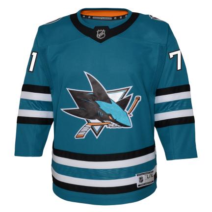 Macklin Celebrini San Jose Sharks NHL Outerstuff Youth Teal Premier Home Jersey