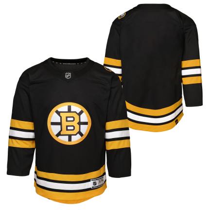 Boston Bruins NHL Outerstuff Youth Black Premier Home Jersey