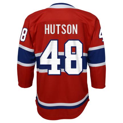 Lane Hutson #48 Montreal Canadiens NHL Outerstuff Youth Red Premier Jersey
