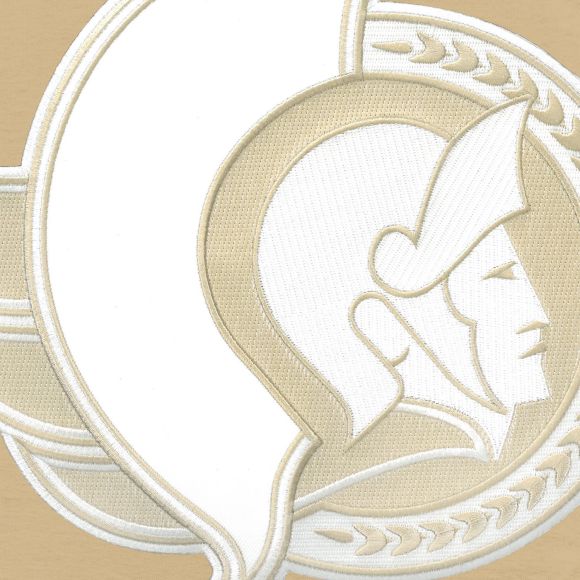 Ottawa Senators NHL Bulletin Men's Wheat Twill Tonal Logo Crew Sweater