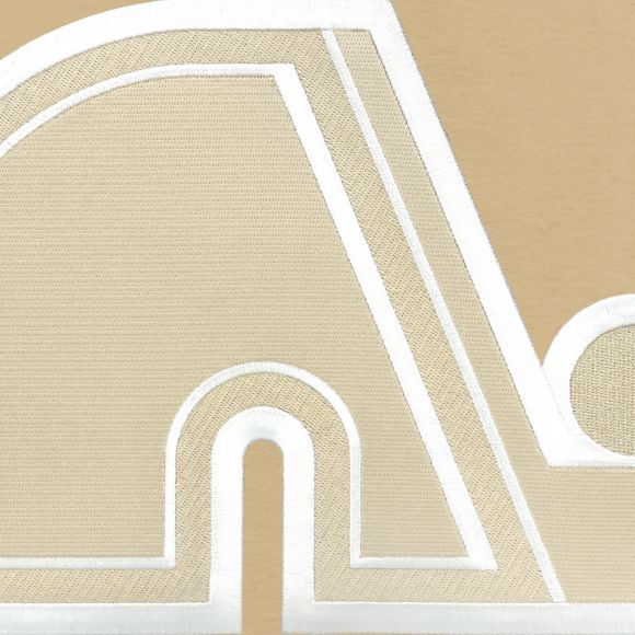 Quebec Nordiques NHL Bulletin Men's Wheat Twill Tonal Logo Crew Sweater