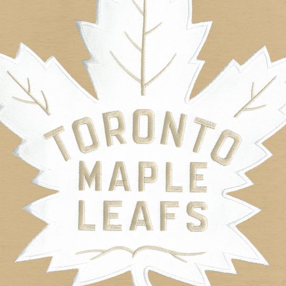 Toronto Maple Leafs NHL Bulletin Men's Wheat Twill Tonal Logo Crew Sweater