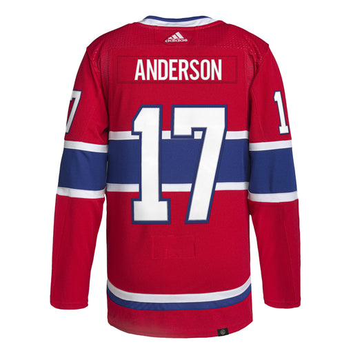 Josh Anderson Montreal Canadiens NHL Adidas Men's Red Adizero Authentic Pro Jersey