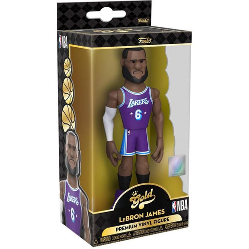 Lebron James Los Angeles Lakers NBA Funko City Uniform 5" Gold Premium Vinyl Figure