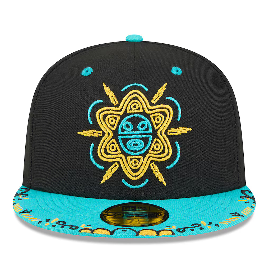 Buffalo Bisons MiLB New Era Men's Black/Light Blue 59Fifty Copa De La Diversion Fitted Hat