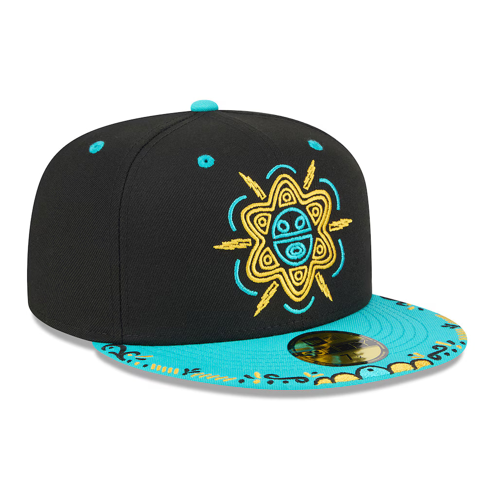 Buffalo Bisons MiLB New Era Men's Black/Light Blue 59Fifty Copa De La Diversion Fitted Hat