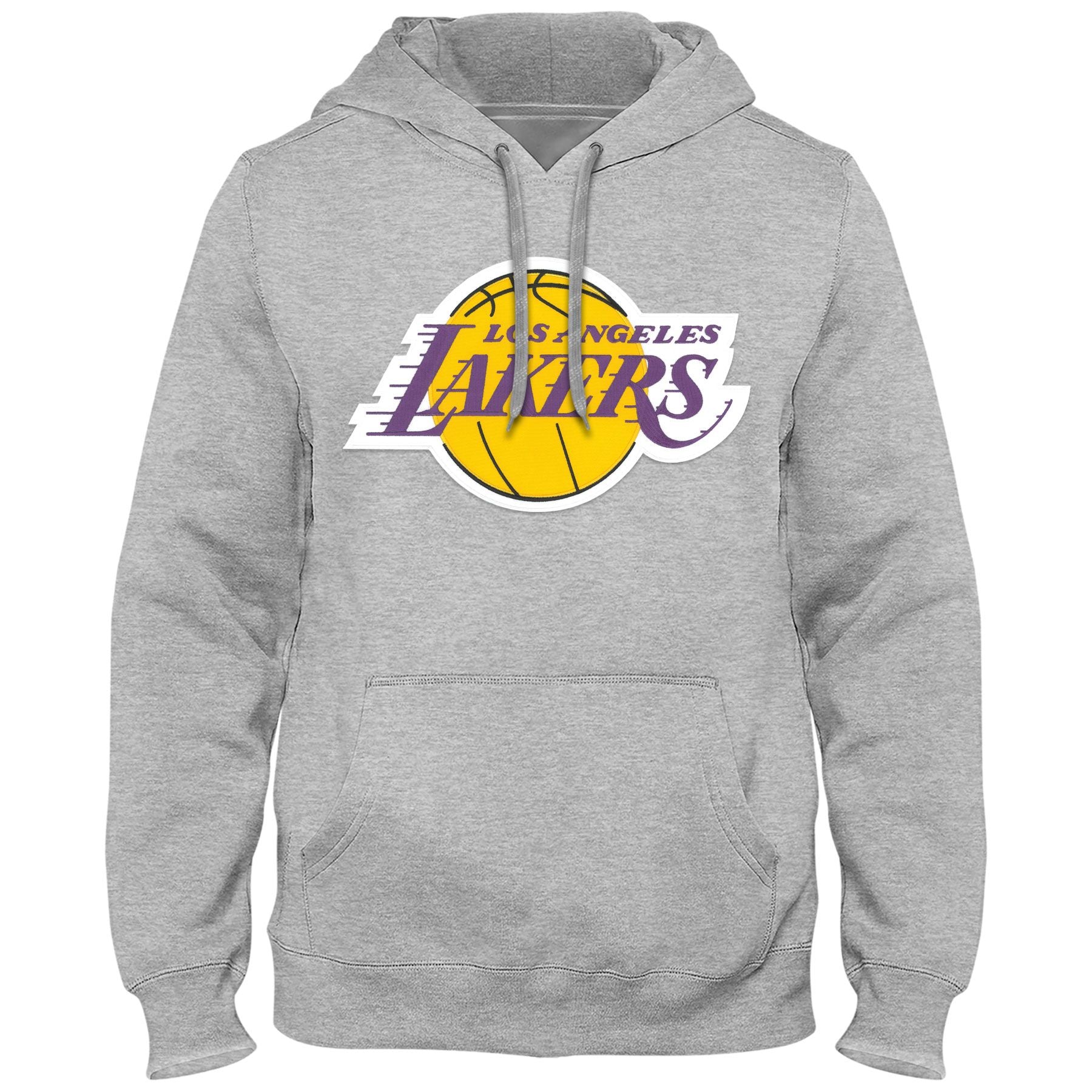 Los Angeles Lakers NBA Bulletin Men's Athletic Grey Express Twill Logo Hoodie