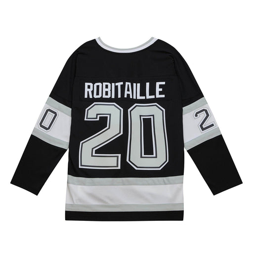 Luc Robitaille Los Angeles Kings NHL Mitchell & Ness Men's Black 1992 Blue Line Authentic Jersey
