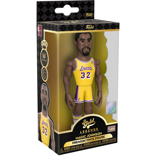 Magic Johnson Los Angeles Lakers NBA Funko 5" Gold Premium Vinyl Figure