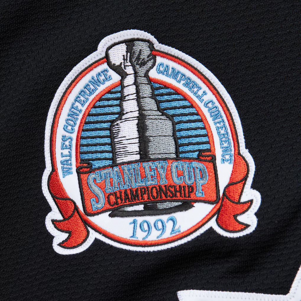 Mario Lemieux Pittsburgh Penguins NHL Mitchell & Ness Men's Black 1991-92 Power Play Authentic Jersey