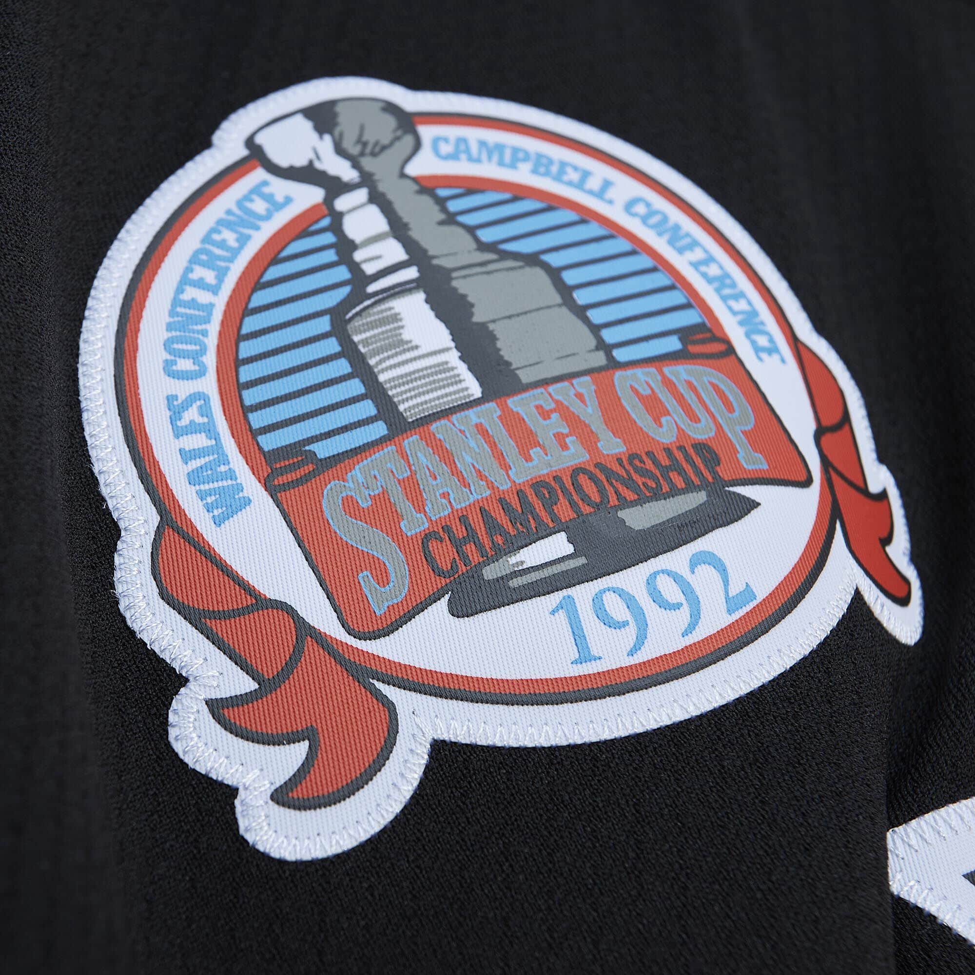 Mario Lemieux Pittsburgh Penguins NHL Mitchell & Ness Men's Black 1991 Blue Line Authentic Jersey