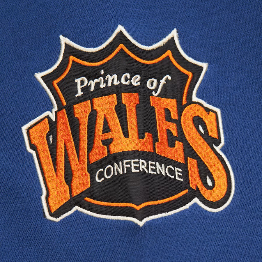 Montreal Canadiens NHL Mitchell & Ness Men's Royal Heritage Lace Up Crew Sweater