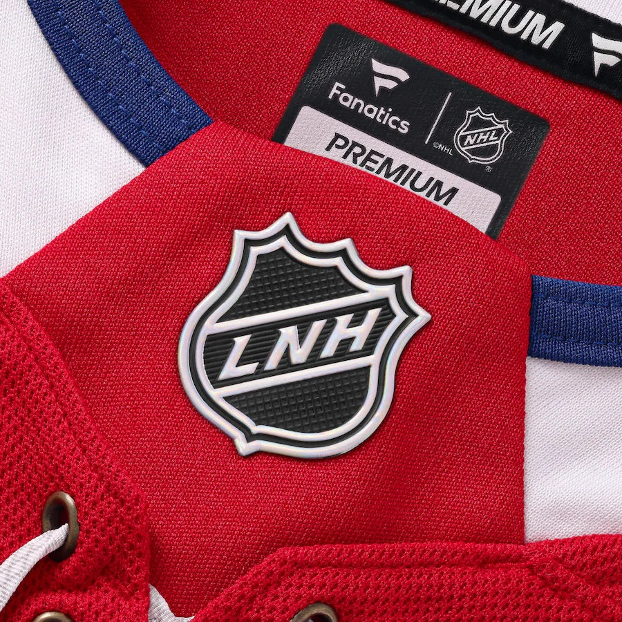 Maillot de marque Ivan Demidov des Canadiens de Montréal pour homme, rouge, cousu professionnellement