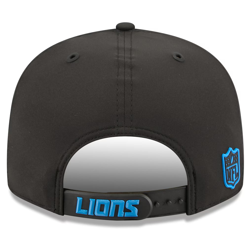 Detroit Lions NFL New Era Men's Black 9Fifty 2026 Sideline Snapback