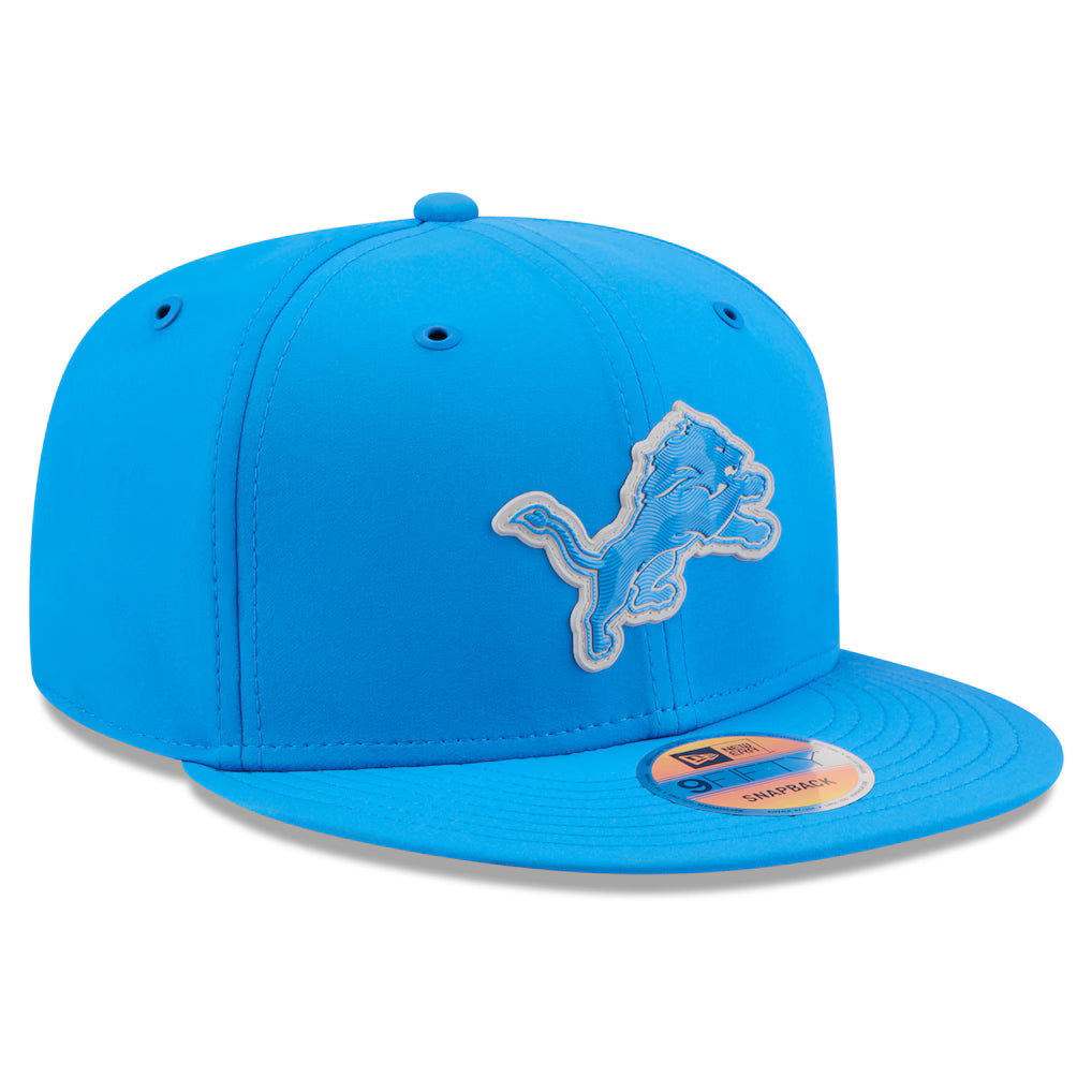 Detroit Lions NFL New Era Men's Honolulu Blue 9Fifty 2026 Sideline Snapback