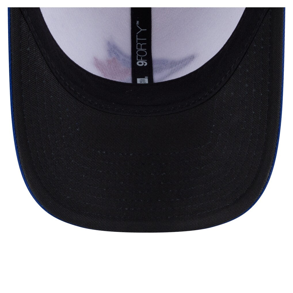 Toronto Blue Jays MLB New Era Men's Royal/White 9Forty 50th Anniversary Side Patch Player Replica Snapback