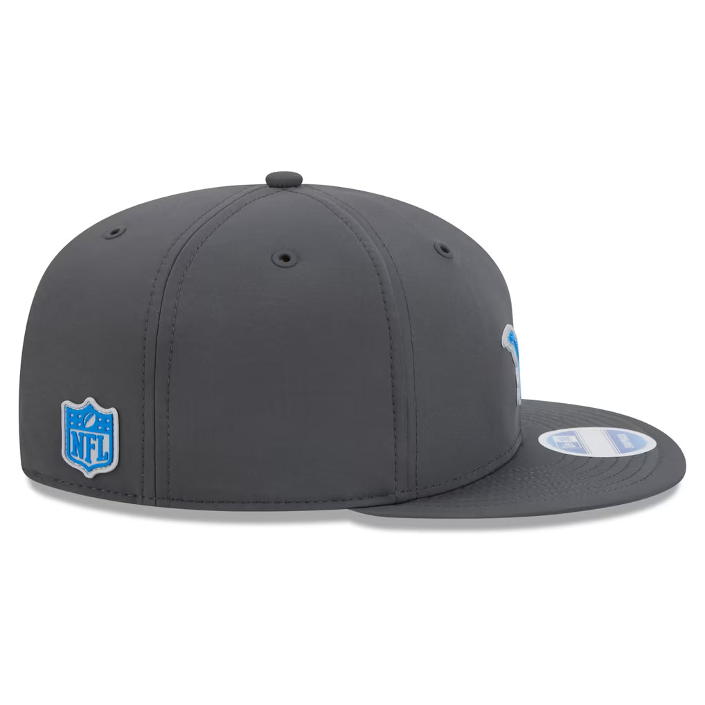 Detroit Lions NFL New Era Men's Charcoal 9Fifty 2026 Sideline Cold Weather Snapback