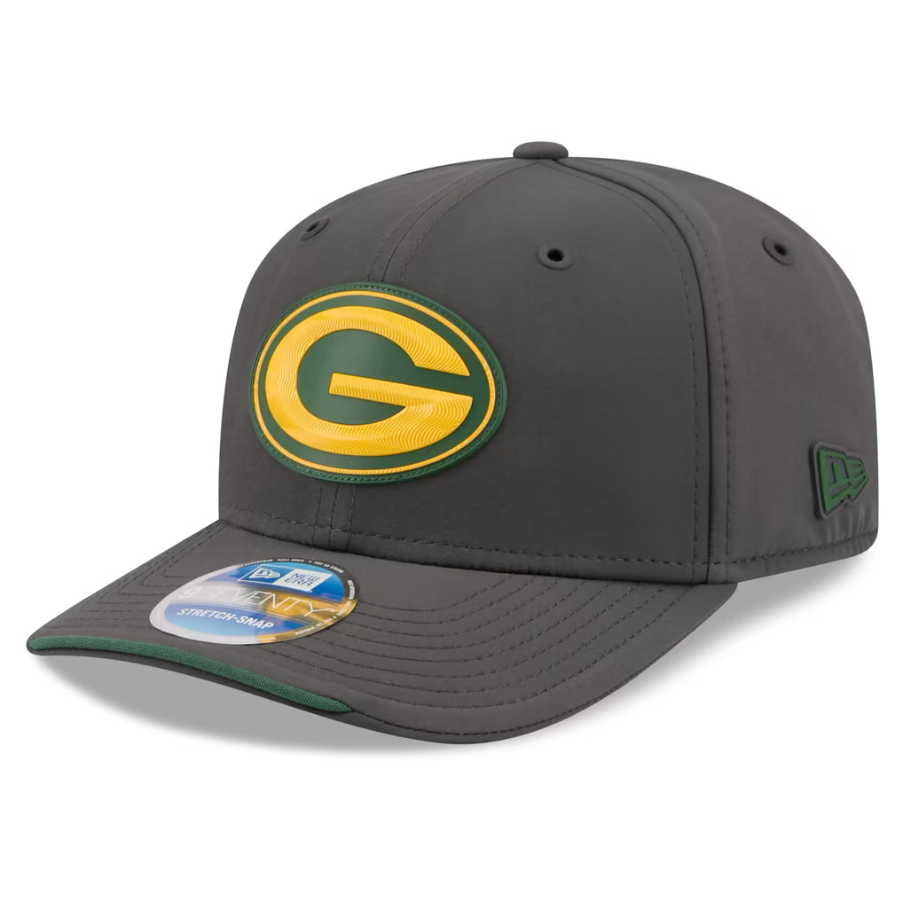 Green Bay Packers NFL New Era Men's Charcoal 9Seventy 2026 Sideline Cold Weather Stretch Snapback