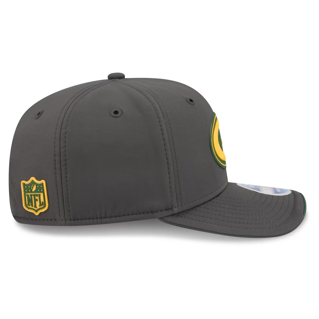 Green Bay Packers NFL New Era Men's Charcoal 9Seventy 2026 Sideline Cold Weather Stretch Snapback