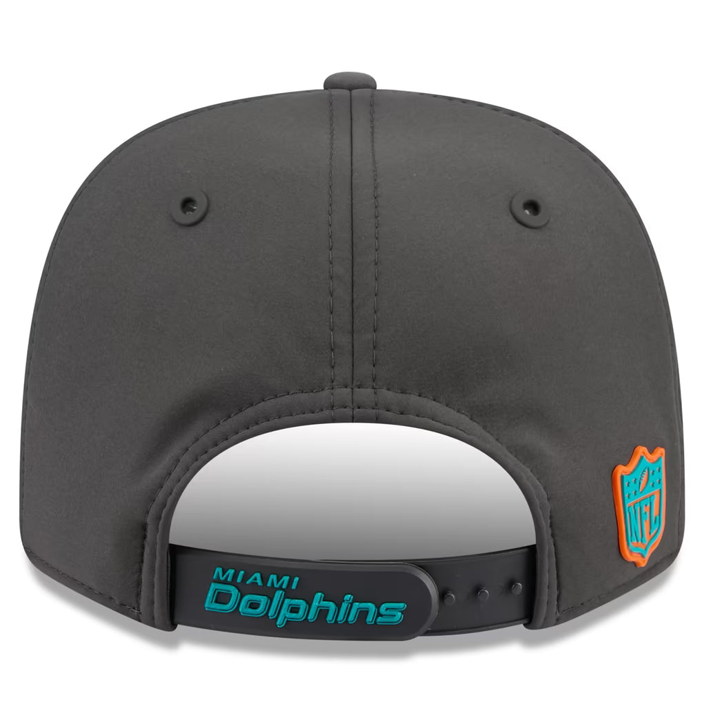 Miami Dolphins NFL New Era Men's Charcoal 9Seventy 2026 Sideline Cold Weather Stretch Snapback