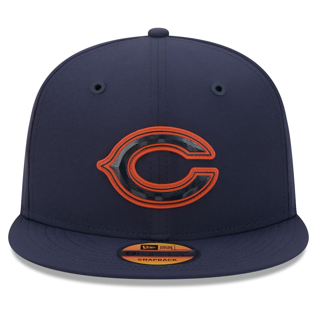 Chicago Bears NFL New Era Men's Navy 9Fifty 2026 Sideline Snapback