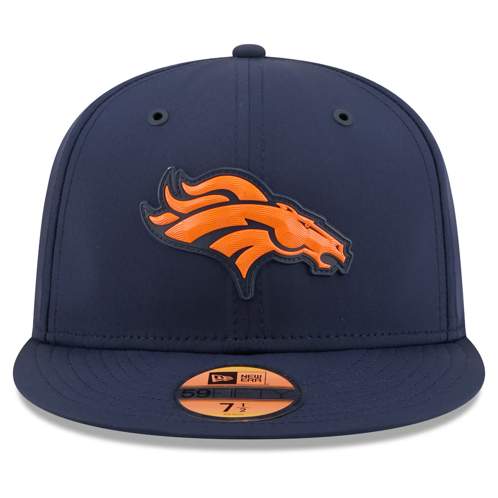 Denver Broncos NFL New Era Men's Navy 59Fifty 2026 Sideline Fitted Hat