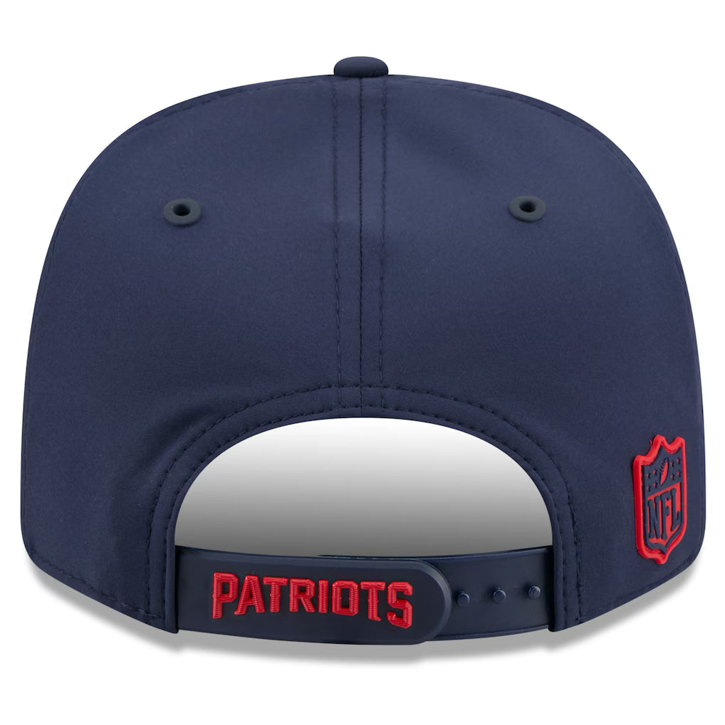 New England Patriots NFL New Era Men's Navy 9Seventy 2026 Sideline Stretch Snapback