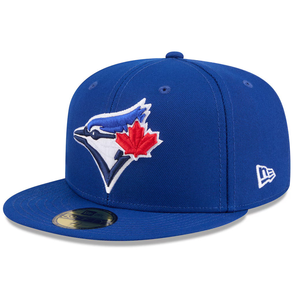 Casquette ajustée Toronto Blue Jays MLB New Era pour homme, bleu roi, 59Fifty, édition Journée Jackie Robinson 2026, avec écusson latéral