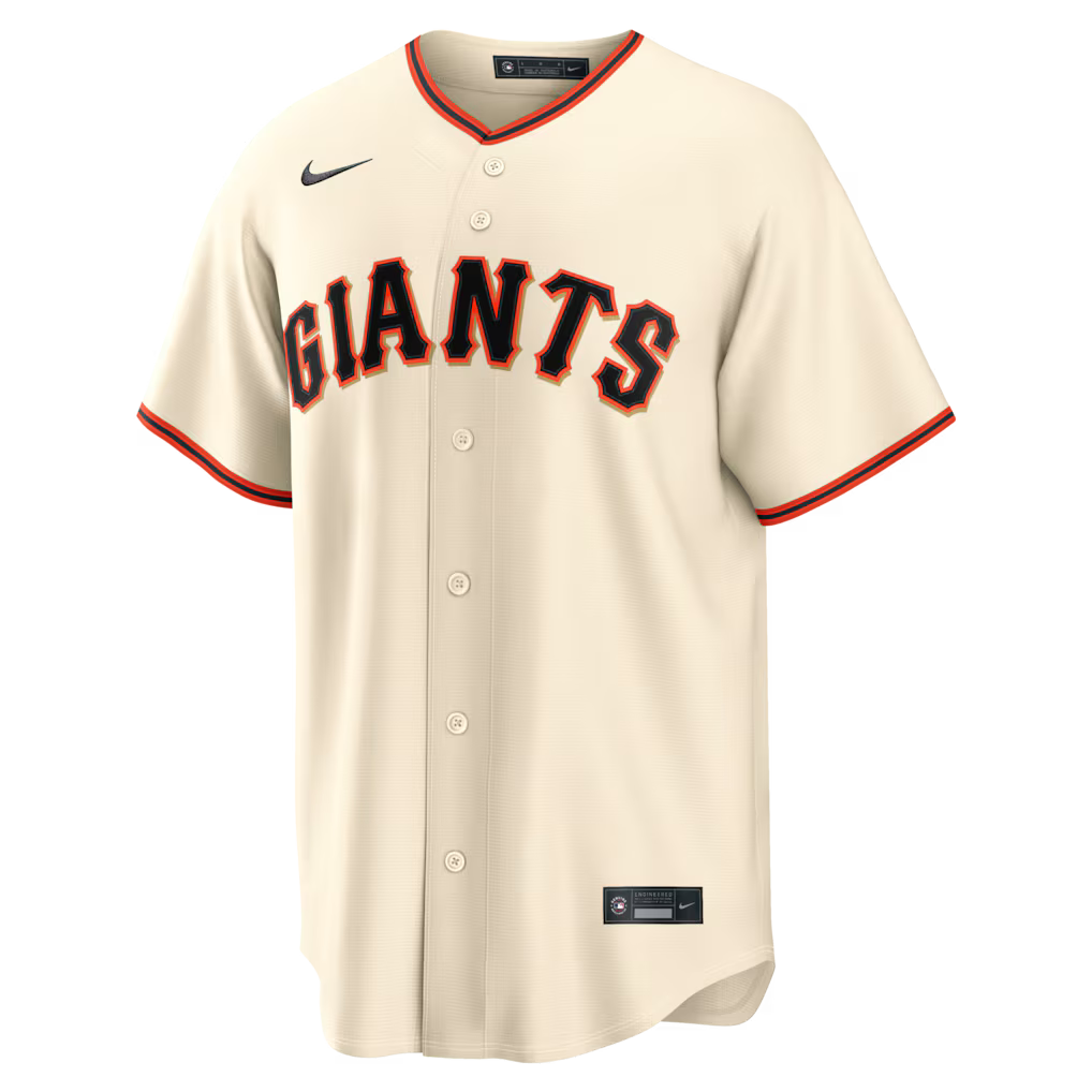 San Francisco Giants MLB Nike Men's Cream Home Replica Jersey
