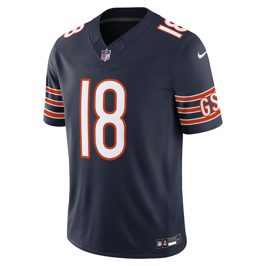 Caleb Williams Chicago Bears NFL Nike Men's Marine Vapor F.U.S.E. Limited Jersey