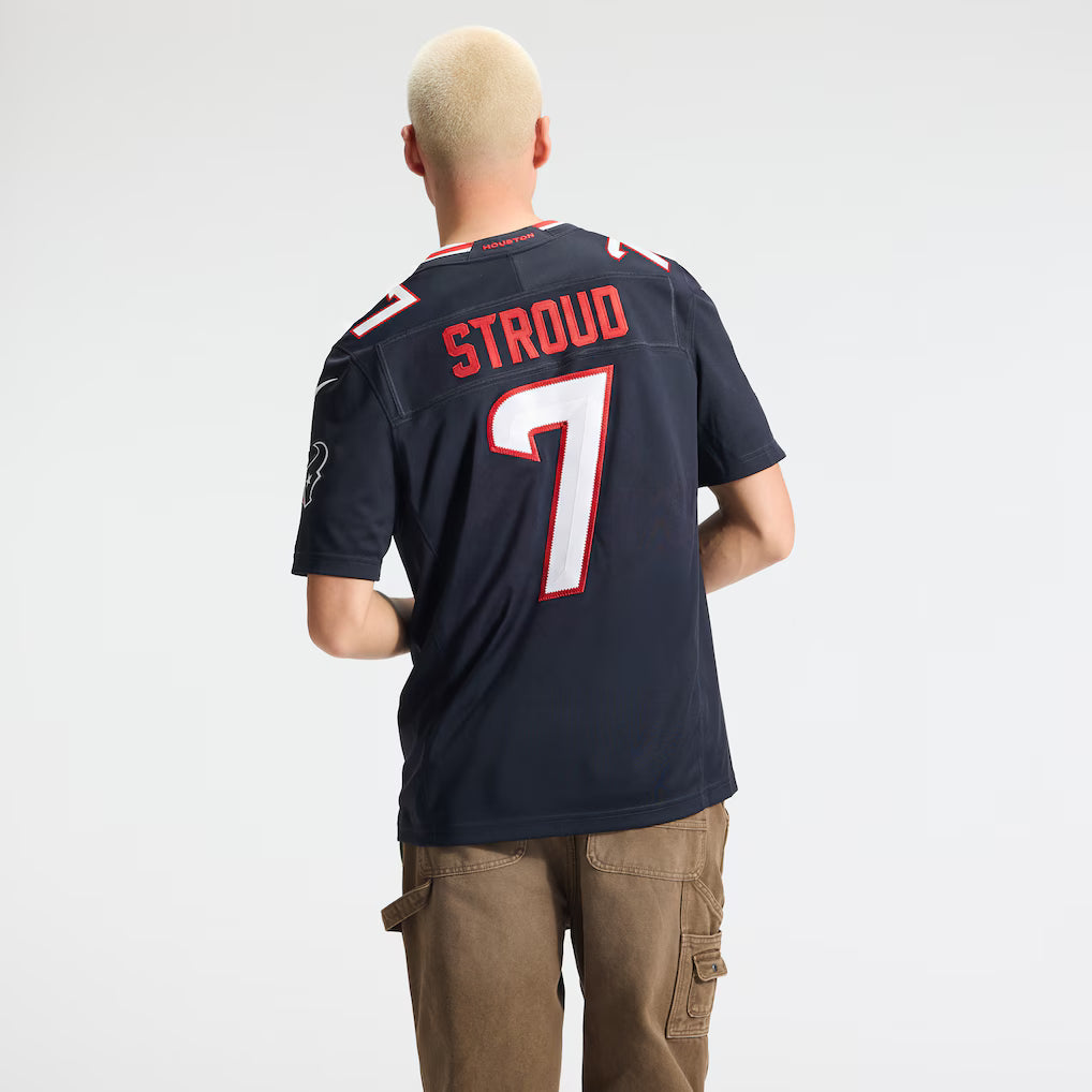 C.J. Stroud Houston Texans NFL Nike Men's Pitch Blue Vapor F.U.S.E. Limited Player Sewn Jersey